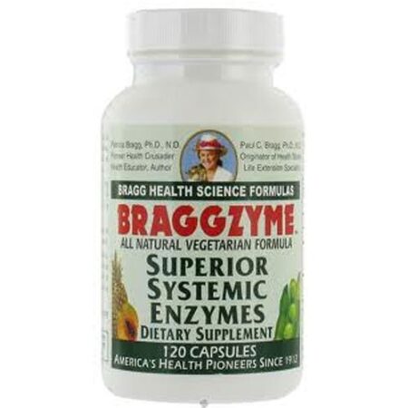 Bragg, Braggzyme™ - 120 Cápsulas Vegetarianas