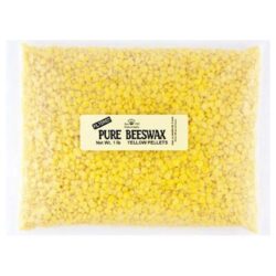 Cera de Abelha Amarela Pura Stakich - 454g (1 lb) - Essencial para Culinária e Cuidados Naturais no Brasil