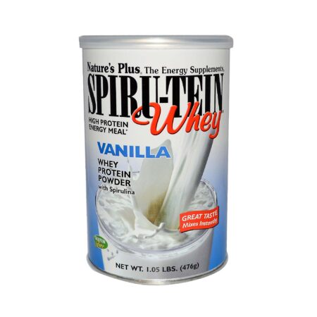 Nature's Plus, Spiru-Tein Whey de Baunilha - 476 g