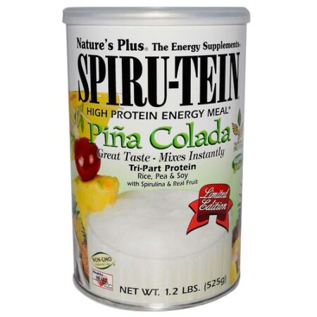 Nature's Plus, Proteína Spiru-Tein®, Pina Colada - 525 g