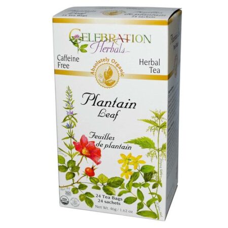 Celebration Herbals Herbal Tea, Chá Orgânico de Folha de Bananeira - 24 Saquinhos de Chá