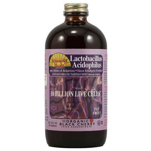 Lactobacillus Acidophilus Líquido Dynamic Health Sabor Cereja Preta - 473 ml