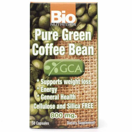 Bio Nutrition, Puro Grão de Café Verde - 50 Cápsulas