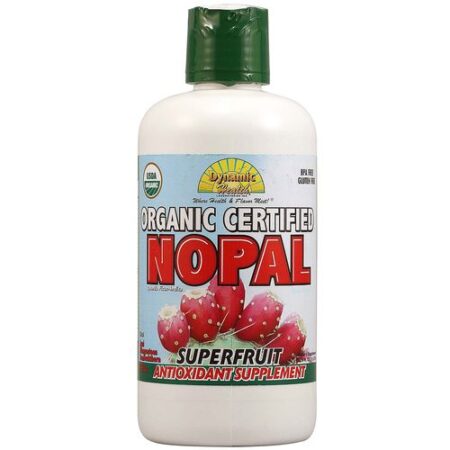 Dynamic Health Laboratories Nopal Orgânico Juice Mistura 33,8 onças fluidas