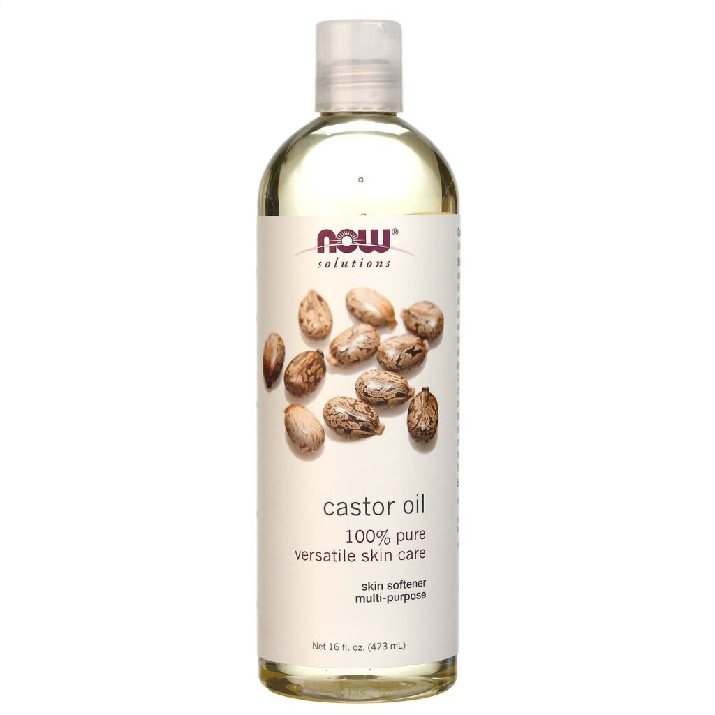 Óleo de Rícino 100% Puro Now Foods 473 ml: Cabelo, Pele e Unhas Fortes