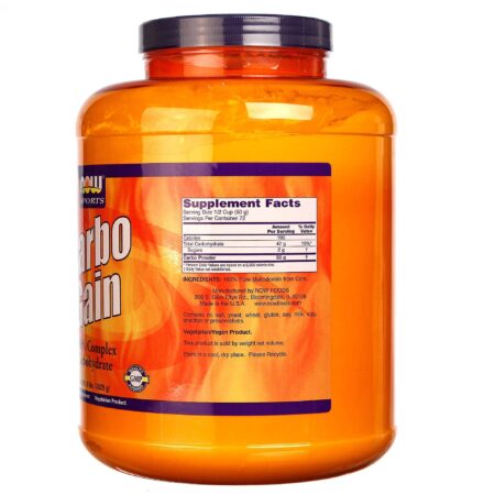 Now Foods, Carbo Gain Complexo de 100% Carboidratos - 3629 g (8 lbs) - Image 2