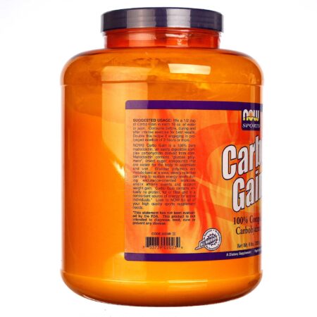 Now Foods, Carbo Gain Complexo de 100% Carboidratos - 3629 g (8 lbs) - Image 3