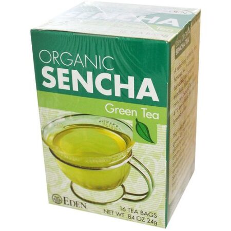 Eden Foods, Chá Verde Sencha Orgânico - 16 Saquinhos de Chá