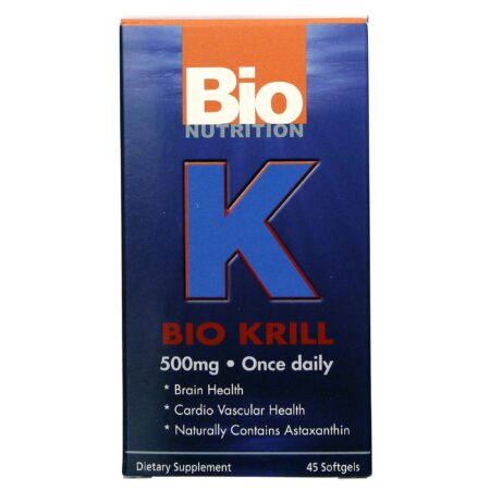 Bio Nutrition, Bio Krill - 45 Cápsulas