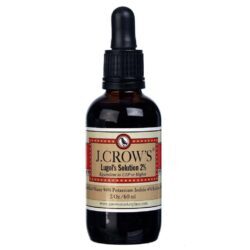 Tintura de Lugol 2% J. Crow's - Solução de Iodo Pura 60ml - Pronta Entrega Brasil