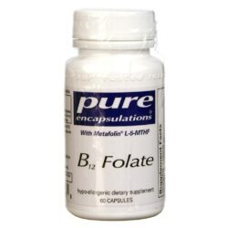 Pure Encapsulations B12 Folato 60 Cápsulas Vegetarianas: Energia e Bem-Estar para Brasileiros