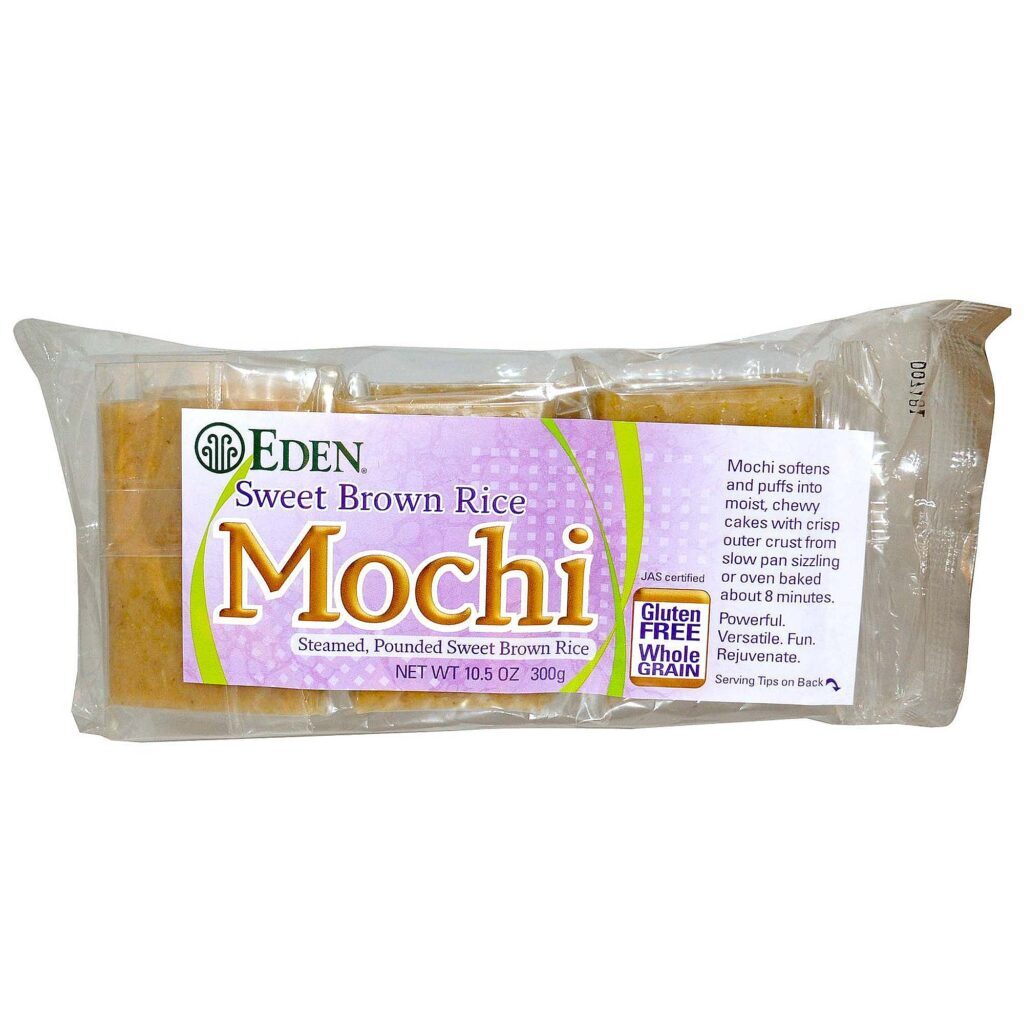 Eden Foods Arroz Doce Mochi Tradicional 300g - Sabor Oriental Autêntico
