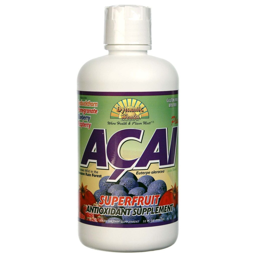 Dynamic Health Laboratories Suco de Açaí 946ml: Poder Antioxidante Puro