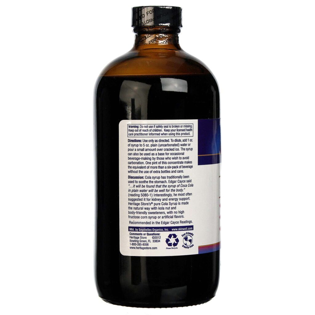 Heritage Products Xarope Natural de Cola - 480mL: Energia e Vitalidade Pura - Imagem 3