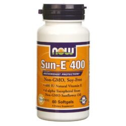Now Foods Sun-E™ 400: Vitamina E 400 UI para Pele e Imunidade - 60 Cápsulas