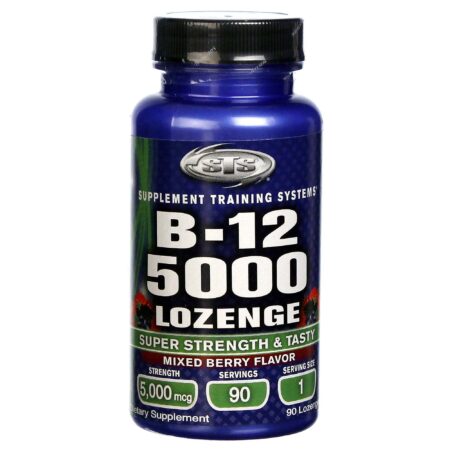 Supplement Training Systems, Metilcobalamina B12 5000 Berry Mixed - 90 Pastilhas