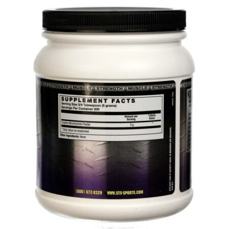 Supplement Training Systems Creatina 1000 XP - 1kg (Pura e Potente para Performance) - Imagem 2