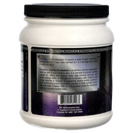 Supplement Training Systems Creatina 1000 XP - 1kg (Pura e Potente para Performance) - Imagem 3