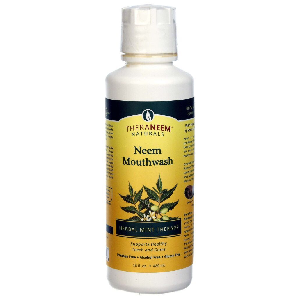 Organix South Exaguante Bucal de Neem e Hortelã - 480ml (16 fl oz) - Higiene Oral Completa