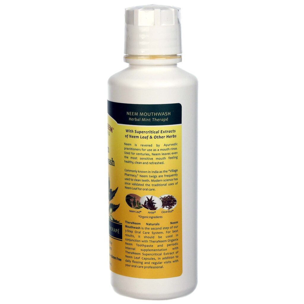 Organix South Exaguante Bucal de Neem e Hortelã - 480ml (16 fl oz) - Higiene Oral Completa - Imagem 2