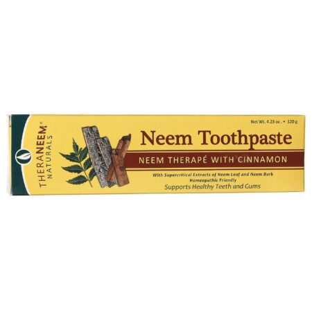 Organix South, Creme Dental de Neem Com Canela - 120 g (4 oz) - Image 3