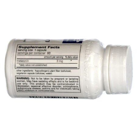 Pure EnCápsulasulations Melatonina 3 mg 60 Cápsulas - Image 2