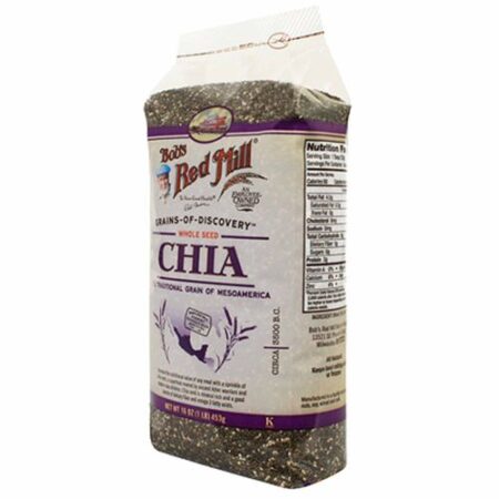 Bobs Red Mill, Sementes de Chia - 4 Pacotes por 16 oz (453g)