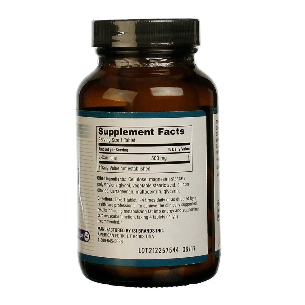 Twinlab Mega L-Carnitina - 60 Tabletes: Energia e Metabolismo para Você - Imagem 2