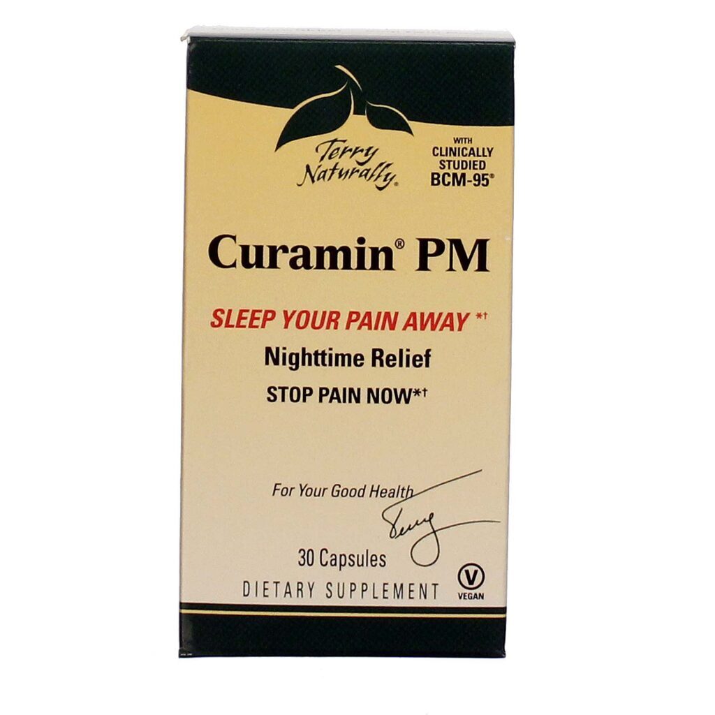 Curamin® PM Terry Naturally 30 Cápsulas Vegetarianas para Sono Reparador