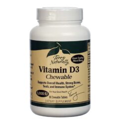Vitamina D3 5.000 UI Terry Naturally - 90 Comprimidos Mastigáveis