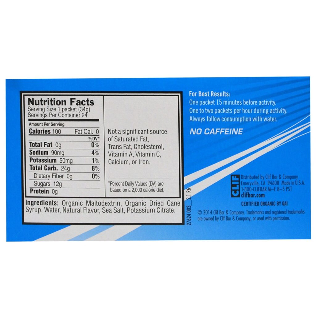 Clif Bar Shot Energia em Gel Sabor Baunilha 34g: Combustível Rápido para Performance Máxima - Imagem 2