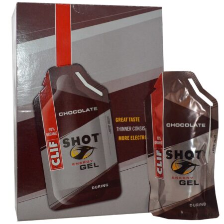 Clif Bar, Shot® de Energia em Gel - Sabor Chocolate - 24 Pacotes