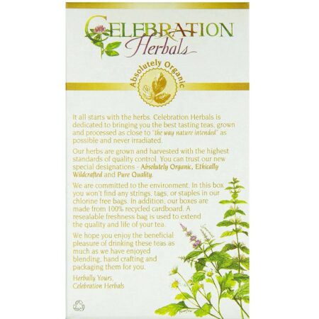 Celebration Herbals Herbal Tea, Chá de Folha de Amora Silvestre - 24 Saquinhos de Chá - Image 3