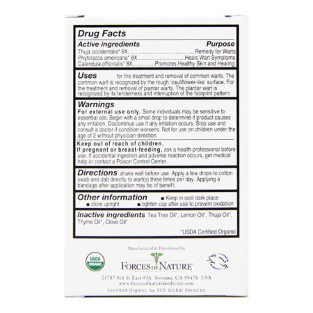 Forces of Nature, Controle de Verrugas Extra Forte - 11 mL - Image 3