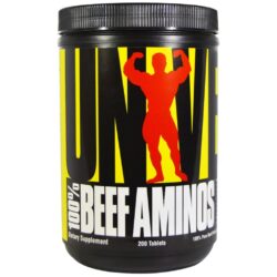 Universal Nutrition Beef Aminos 200 Tabletes: Força e Recuperação Muscular