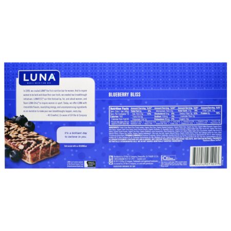 Clif Bar The Whole Nutrição Bar para as Mulheres Blueberry Bliss 15-1,69 onça (48 g) as barras [25,4 onças (720 g)] - Image 2