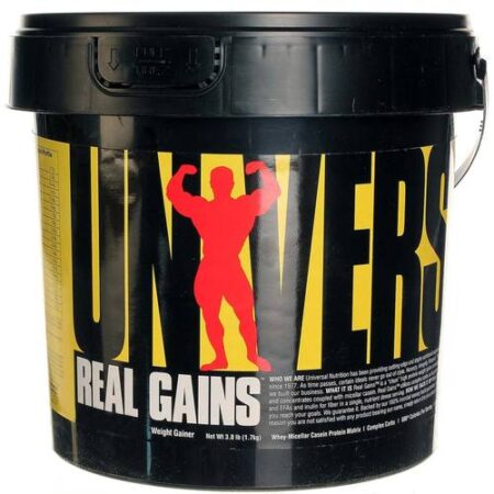 Universal Nutrition, Real Gains™ - Shake de Banana com Leite - 1,7 Kg (6,8 lbs)