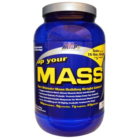 MHP, Up Your Mass® Proteína - Sabor Baunilha - 908 g (2 lbs)