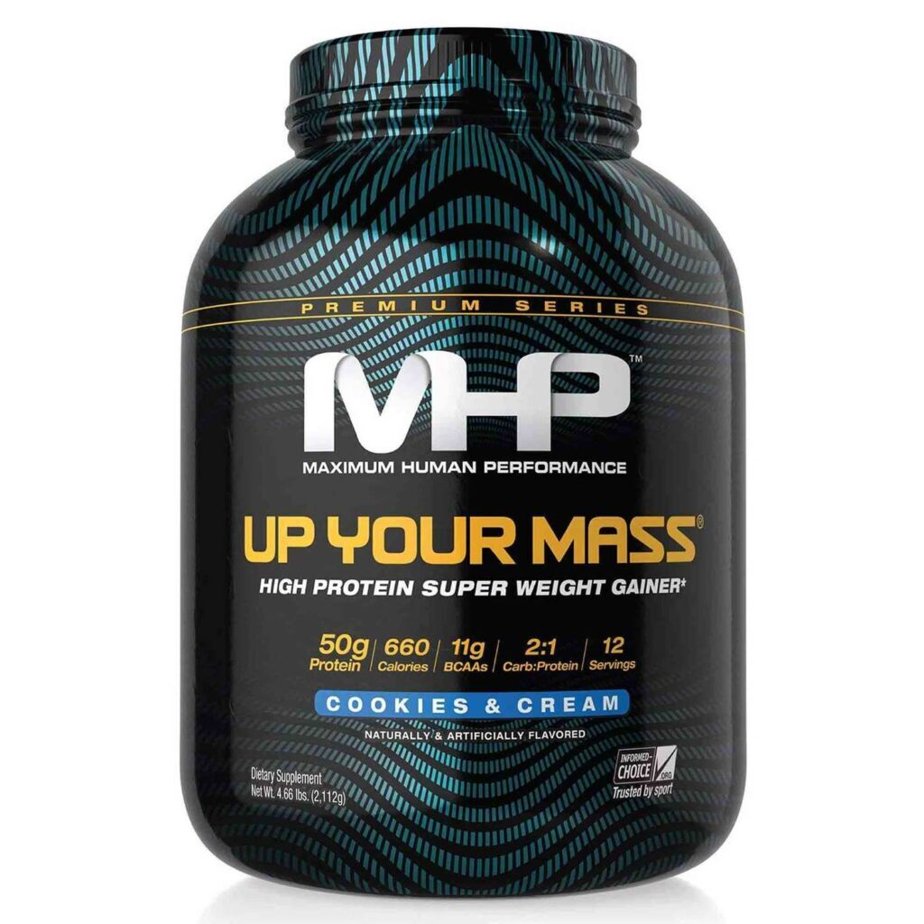 MHP Up Your Mass Biscoitos e Creme 2,270g - Massa Muscular e Ganho de Peso