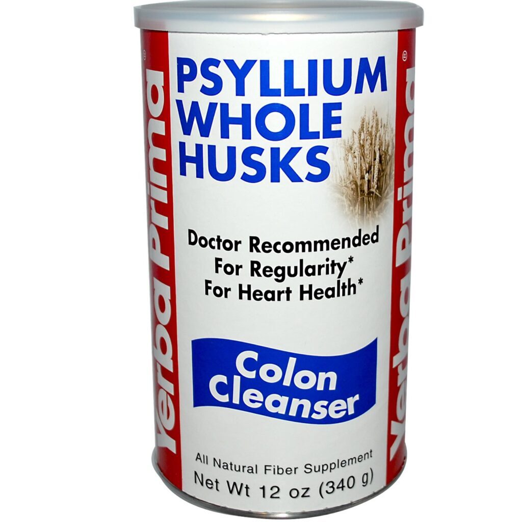Yerba Prima Cascas Integrais de Psyllium 340g - Fibra Solúvel para Saúde Digestiva