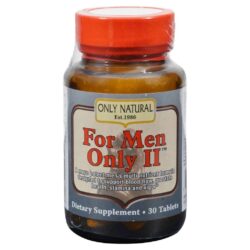 Only Natural For Men Only II Estimulante Masculino - 30 Tabletes | Potência e Vitalidade