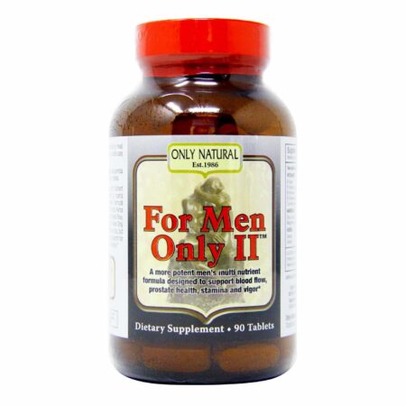 Only Natural, For Men Only II™ - Fórmula ultra potente para homens - 90 Tabletes