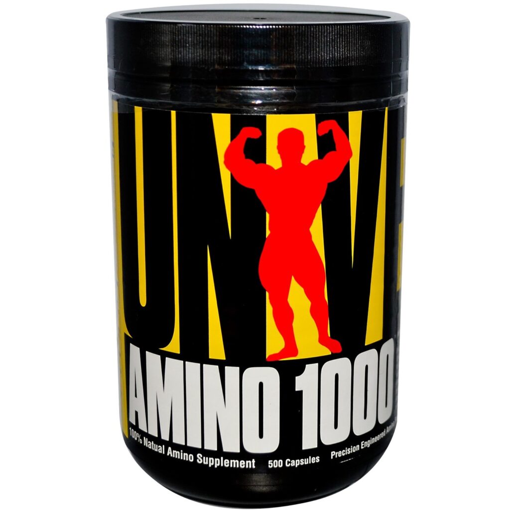 Universal Nutrition Amino 1000 500 Cápsulas: Força e Recuperação Muscular