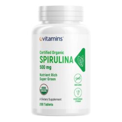 Spirulina eVitamins 200 Tabletes: Energia e Nutrição para o Seu Dia a Dia