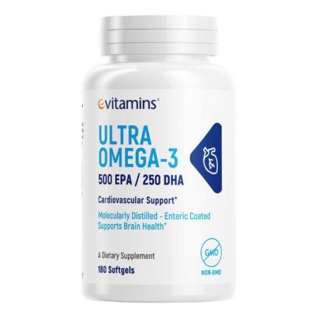 eVitamins Ultra Omega 3 180 Cápsulas