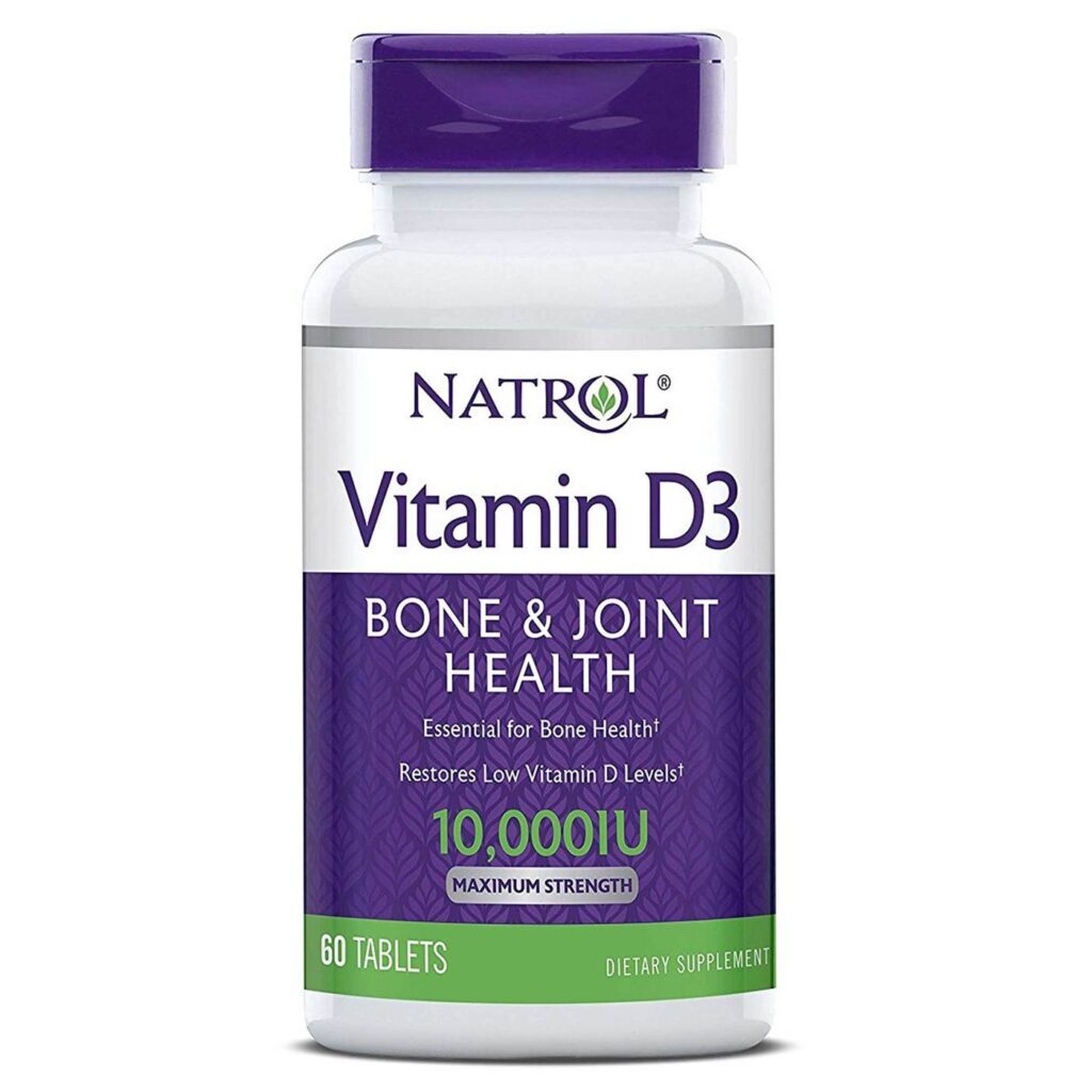 Natrol Vitamina D3 10.000 UI - Essencial para Ossos e Imunidade no Brasil