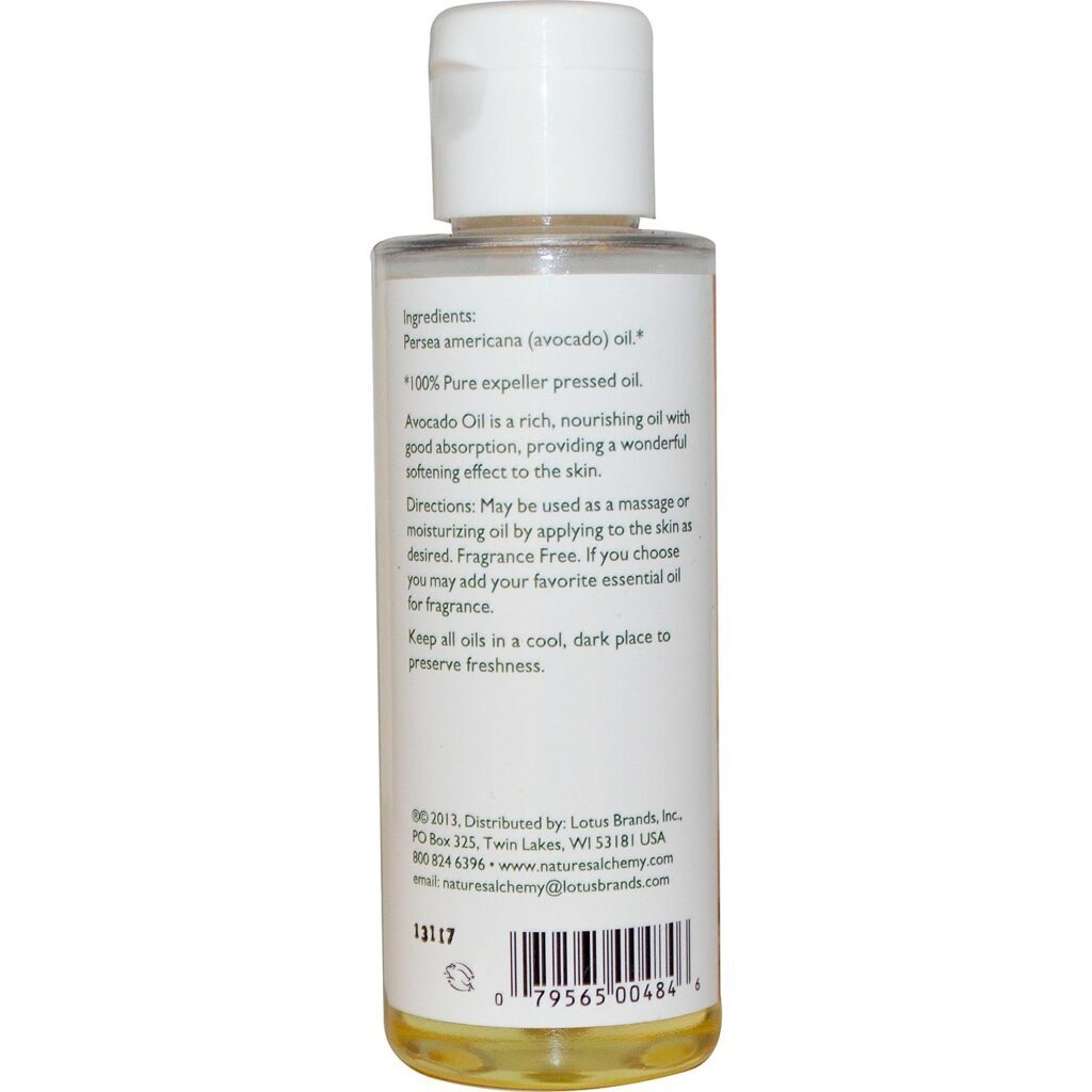 Nature's Alchemy Óleo de Abacate Puro 118ml (4 fl oz) - Nutrição Natural e Versátil - Imagem 2