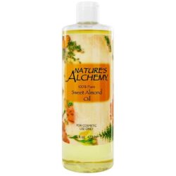 Nature's Alchemy Óleo de Amêndoas Doces 473ml Puro para Pele e Cabelo