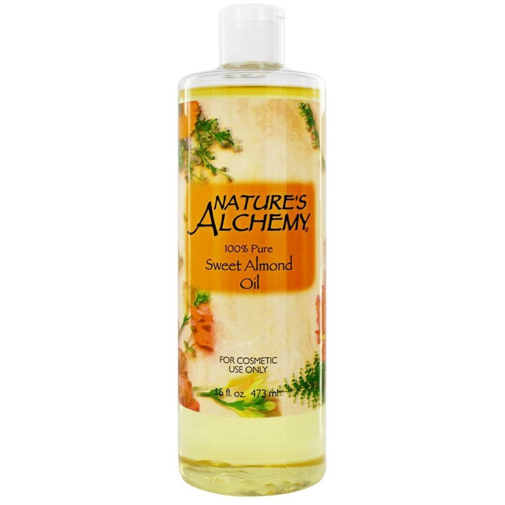 Nature's Alchemy Óleo de Amêndoas Doces 473ml Puro para Pele e Cabelo
