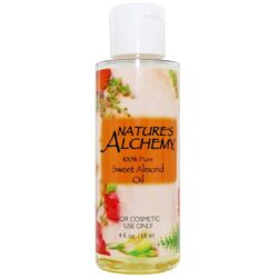 Nature's Alchemy Óleo de Amêndoa Doce 118ml - 100% Puro para Pele e Cabelos